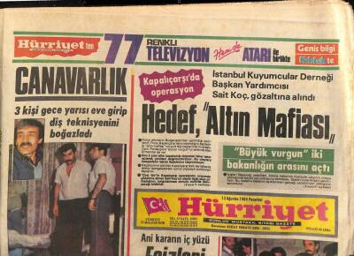 Hürriyet Gazetesi 13 Ağustos 1984 - Ortadirek Esprileri Özalı Güldürdü GZ113830 - 1