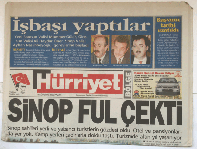 Hürriyet Gazetesi 13 Ağustos 2000 - Cezaevi Okul Oldu GZ5465 - 1