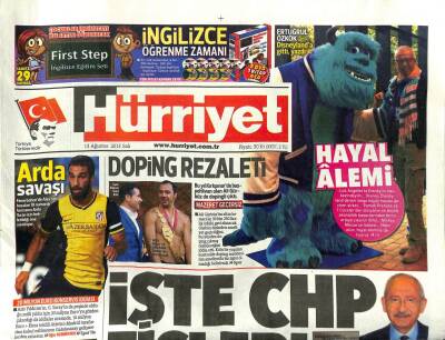 Hürriyet Gazetesi 13 Ağustos 2013 - İşte CHP Fişleri GZ101172 - 1
