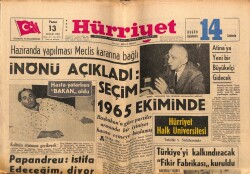 Hürriyet Gazetesi 13 Aralık 1964 - Türkiyeyi Kalkındıracak Fikir Fabrikası Kuruldu GZ67337 - 1