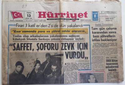 Hürriyet Gazetesi 13 Aralık 1968- 1969 Bütçe Tasarısının Müzakeresi Başladı GZ6208 - 1