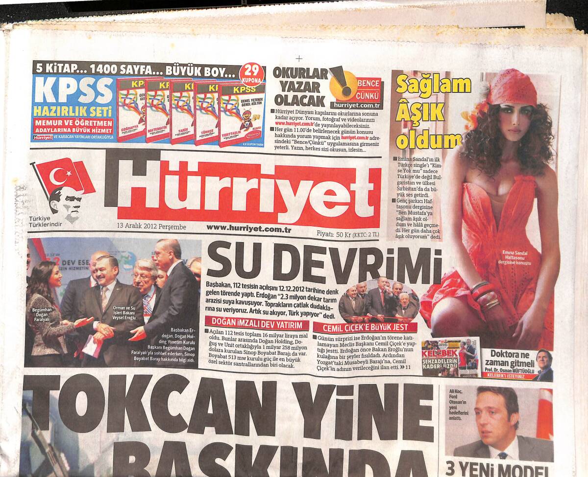 Hürriyet Gazetesi 13 Aralık 2012 - Ali Koç '3 Yeni Model 2 Milyar Yatırım' - Aykut Kocaman: Alex'in Ardından Dönüşüm Zor! GZ136833 - 1