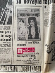 Hürriyet Gazetesi 13 Ekim 1971 - Ve İşte Çıplak Türkan Şoray - Erim, Akçal Ve Özalp'ın İstifasını Kabul Etmedi - Rumen Pilotu Uçağı İle Kefken'e İndi GZ140467 - 2