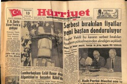 Hürriyet Gazetesi 13 Eylül 1958 - Cumhurbaşkanı Celal Bayar Dost Afganistanın Başşehri Kabilde GZ68872 - 2