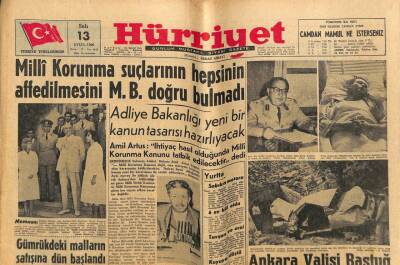 Hürriyet Gazetesi 13 Eylül 1960 - Ankara Valisi Baştuğ Kazaya Kurban Gitti GZ81957 - 1