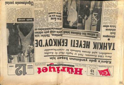 Hürriyet Gazetesi - 13 Eylül 1964 - İzzet Günay,Neriman Köksal,Ahmet Tarık Tekçe GZ110228 - 1