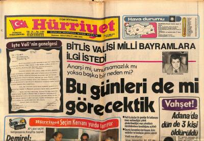 Hürriyet Gazetesi 13 Eylül 1979 - Cadde Bostan Ve Taşlık Maksim Gazinoları Afişi - Emel Sayın - Fatma Girik - Hülya Süer - Huri Sapan GZ69196 - 3