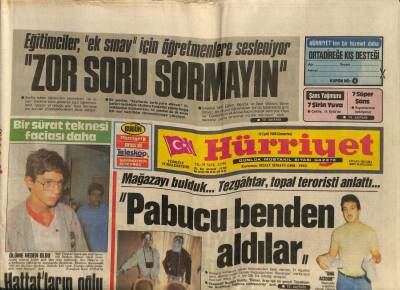 Hürriyet Gazetesi 13 Eylül 1986 - Pariste Terör Bombası GZ81603 - 1