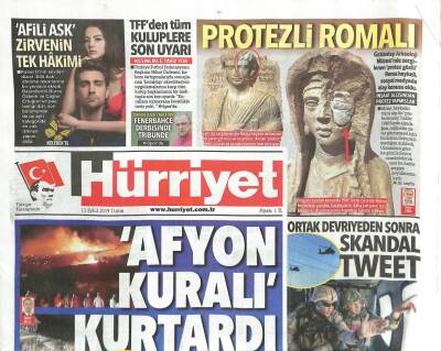 Hürriyet Gazetesi 13 Eylül 2019 - Kılıçdaroğlundan Madencilere Hakem Olabiliriz Teklifi GZ109888 - 1