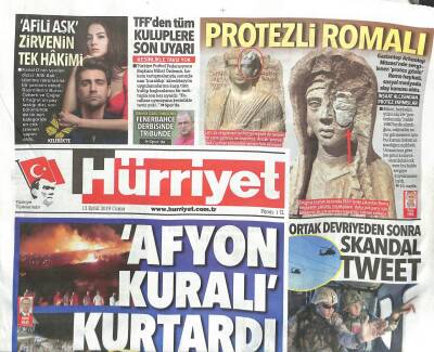 Hürriyet Gazetesi 13 Eylül 2019 - Kılıçdaroğlundan Madencilere Hakem Olabiliriz Teklifi GZ109983 - 1