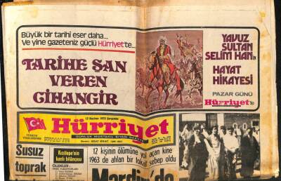Hürriyet Gazetesi 13 Haziran 1973 - Hürriyet Kervanı Yola Çıktı GZ82102 - 1