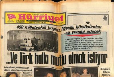Hürriyet Gazetesi 13 Haziran 1977 - ...Ve Türk Halkı Mutlu Olmak İstiyor GZ70406 - 2