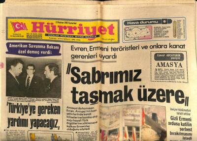 Hürriyet Gazetesi 13 Haziran 1981 - İranda Bir Kasaba Yerle Bir Oldu Enkaz Altında En Az 5000 Kişi Var GZ69357 - 2
