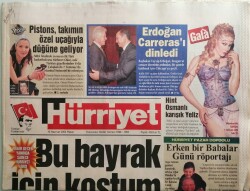 Hürriyet Gazetesi 13 Haziran 2004 AKP Den DEPlilere Uyarı - Baykal Barış Diledi - GZ44602 - 1