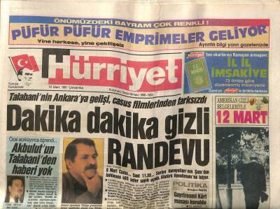 Hürriyet Gazetesi 13 Mart 1991 - Körfezde Sönmeyen Felaket Alevleri GZ80817 - 1