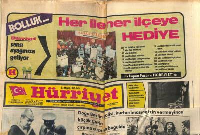 Hürriyet Gazetesi 13 Mayıs 1975 - Cem Kararnamesi İmzalandı - Cristina Bütün Şirketlerin Başına Geçti GZ119037 - 1