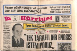 Hürriyet Gazetesi 13 Nisan 1969 - Fen Fakültesi Öğrencileri Çatıştı 19 Yaralı GZ72014 - 2