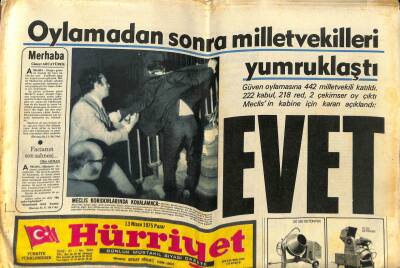 Hürriyet Gazetesi 13 Nisan 1975 - Türkan Şoray, Son Filminde Geceliklerle Dolaşıyor - Süreyya`nın Hayatı Filme Alınıyor GZ88195 - 1