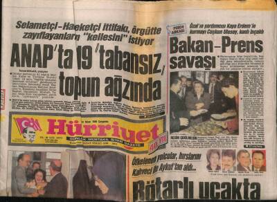 Hürriyet Gazetesi 13 Nisan 1988 - Başbakanlık Basımevinde Büyük Yolsuzluk GZ62315 - 2