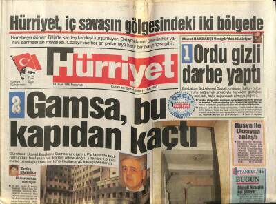 Hürriyet Gazetesi 13 Ocak 1992 - Demirelin 2. Atama Fırtınası GZ62355 - 2