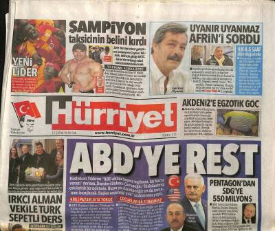 Hürriyet Gazetesi 13 Şubat 2018 - Enis Berberoğlu İçin Karar Günü GZ125601 - 1