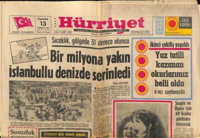 Hürriyet Gazetesi 13 Temmuz 1970 - 1970 Dünya Güzeli Olan Porto Riko Güzeli Evlenip Çocuk Doğurmak İstiyor GZ82036 - 1