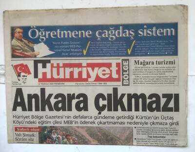 Hürriyet Gazetesi 13 Temmuz 2000 - 31 Yıllık Bitmeyen Çile GZ7829 - 1