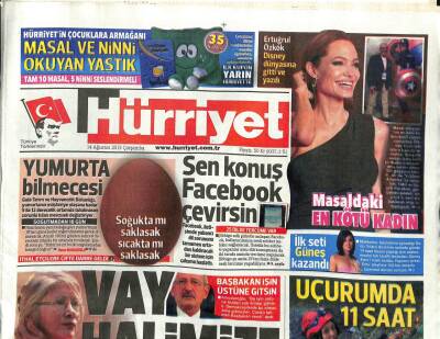 Hürriyet Gazetesi 14 Ağustos 2013 - Nabi Avcıİmam Hatiplere Ciddi Talep Var GZ101165 - 1
