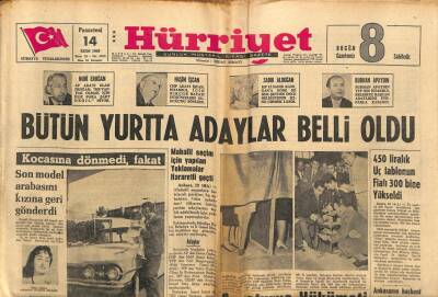 Hürriyet Gazetesi 14 Ekim 1963 - Türk Jet Pilotları Hayranlık Topladı GZ81788 - 1