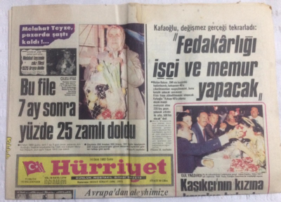Hürriyet Gazetesi 14 Ekim 1983 - Fedakarlığı İşçi Ve Memur Yapacak - GZ19787 - 1