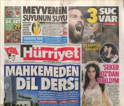 Hürriyet Gazetesi 14 Ekim 2018 - Brunson Tweetleri - ABD-TSKnın Antep Kampı GZ125684 - 1