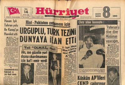 Hürriyet Gazetesi 14 Eylül 1965 - Ünyede Dereye Uçan Otobüste 16 Kişi Öldü GZ77765 - 1