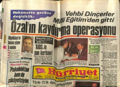 Hürriyet Gazetesi 14 Eylül 1985 - Doğum Günü Hediyesi GZ55054 - 1