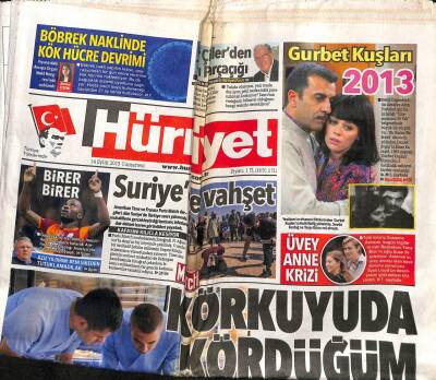 Hürriyet Gazetesi 14 Eylül 2013 - Böbrek Naklinde Kök Hücre Devrimi - Anadilde Eğitim İçin Boykot Kararı GZ93744 - 1