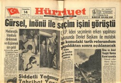 Hürriyet Gazetesi 14 Haziran 1961 - Yassıadada Dikta İddiası Reddedildi GZ68714 - 1
