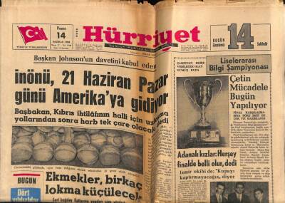 Hürriyet Gazetesi 14 Haziran 1964 - Münih Şehrinde Son 2 Ay İçerisinde 17 Türk Firması Faaliyete Geçti GZ91918 - 1
