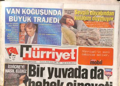 Hürriyet Gazetesi 14 Kasım 2005 - Deniz Akkayaya Eve Geç Geldin Tokadı - HIV Virüsünü İlaç Kullanmadan Yendi GZ92506 - 1