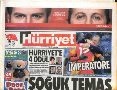 Hürriyet Gazetesi 14 Mart 2013 - Vatikana Tangocu Papa - Suphi Cihanın İnanılmaz Dramı GZ106173 - 1
