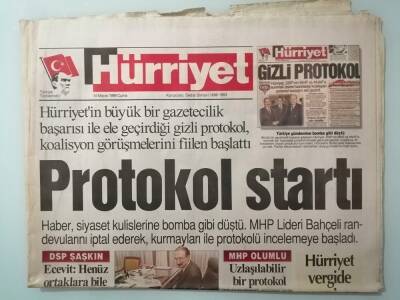 Hürriyet Gazetesi 14 Mayıs 1999 Özcan Deniz Yeni Dizisi İçin İmajını Değiştirdi -GZ14994 - 1