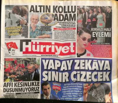 Hürriyet Gazetesi 14 Mayıs 2018 - Ermenistanı Acemoğlu Kurtaracak - Marsa Mini Drone GZ125612 - 1