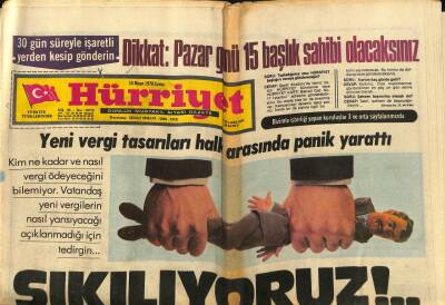 Hürriyet Gazetesi 14 Nisan 1978 - Mercedes Sahipleri Arabalarını Bir An Önce Satmaya Çalışıyor GZ88452 - 1