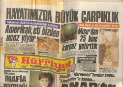 Hürriyet Gazetesi 14 Nisan 1988 - Gönül Yazar İle Fatma Girik Tvde Buluştu GZ62314 - 2