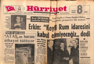 Hürriyet Gazetesi 14 Ocak 1964 - Futbolcu Güvenin Cezası Dün Meclise Aksettirildi GZ68798 - 2