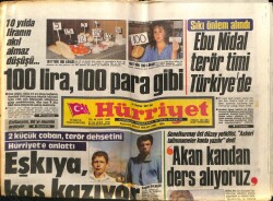 Hürriyet Gazetesi 14 Temmuz 1987 - Mercedeste Eroin Zulası GZ60857 - 1