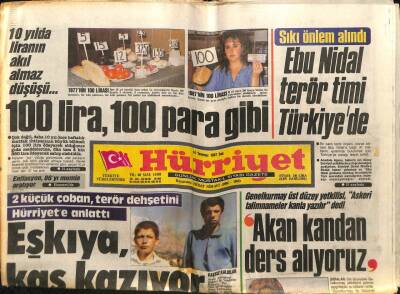 Hürriyet Gazetesi 14 Temmuz 1987 - Mercedeste Eroin Zulası GZ60857 - 1