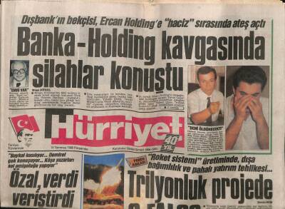 Hürriyet Gazetesi 14 Temmuz 1988 - Ahu Tuğbanın 4. Evliliği Noktalanma Aşamasında GZ61703 - 1