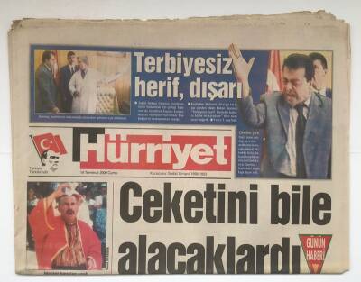 Hürriyet Gazetesi 14 Temmuz 2000 - Nükhete Gıyabi Tutuklama Çıktı GZ8673 - 1