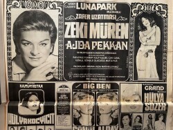 Hürriyet Gazetesi 15 Aralık 1979 - İstanbul'da Dört Amerikalı Öldürüldü - Zeki Müren, Ajda Pekkan, Hülya Koçyiğit, Fatma Girik Konser Afiş GZ140735 - 2
