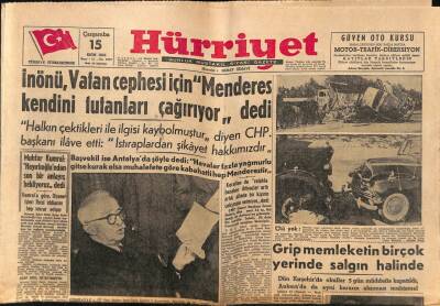 Hürriyet Gazetesi 15 Ekim 1958 - Bir Saatte 6 Bin Kese Kağıdı Yapan Yerli Malı Makine GZ56180 - 1