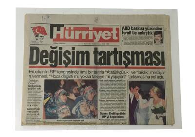Hürriyet Gazetesi 15 Ekim 1996 - Ecevit Başbakanlığına ANAPtan Yeşil Işık GZ9015 - 1